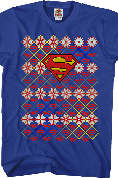 Superman Ugly Faux Knit DC Comics T-Shirtmain product image