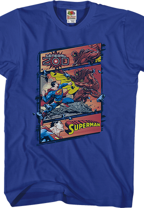 Superman vs General Zod DC Comics T-Shirt