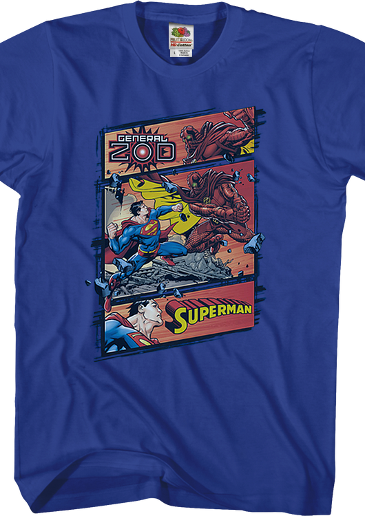 Superman vs General Zod DC Comics T-Shirt - main product image