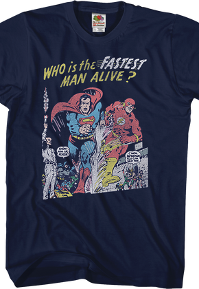 Superman's Race With The Flash T-Shirt