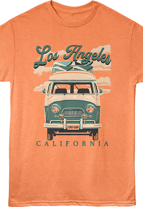 Surf Van Los Angeles California T-Shirt