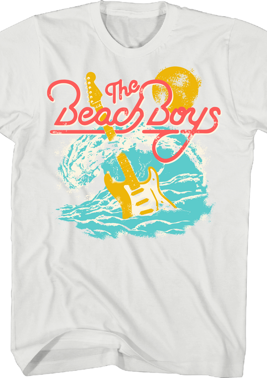 Surfing Guitar Beach Boys T-Shirt - main product image