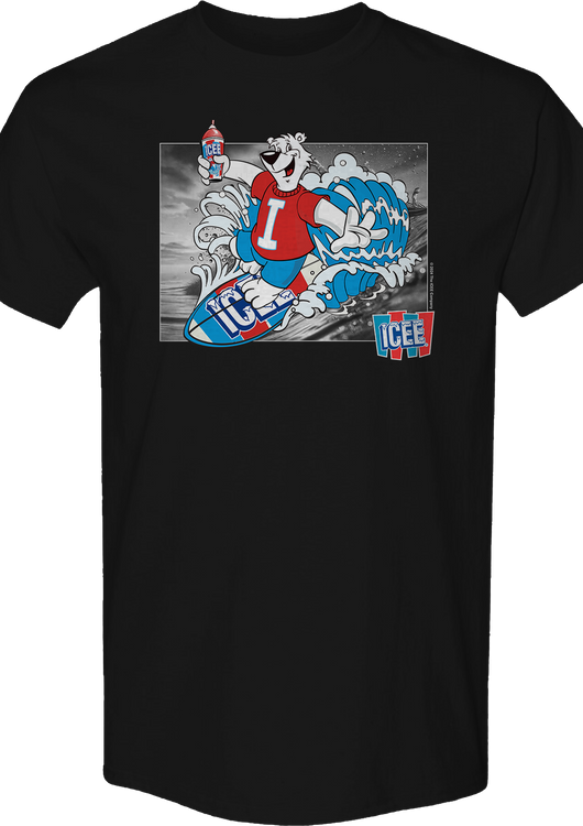 Surfing Polar Bear ICEE T-Shirt - main product image