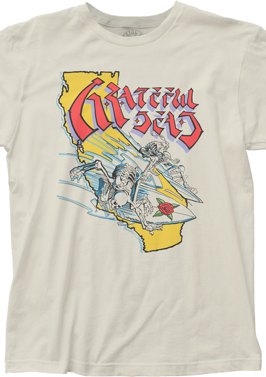 Surfing Skeletons Grateful Dead T-Shirt - main product image