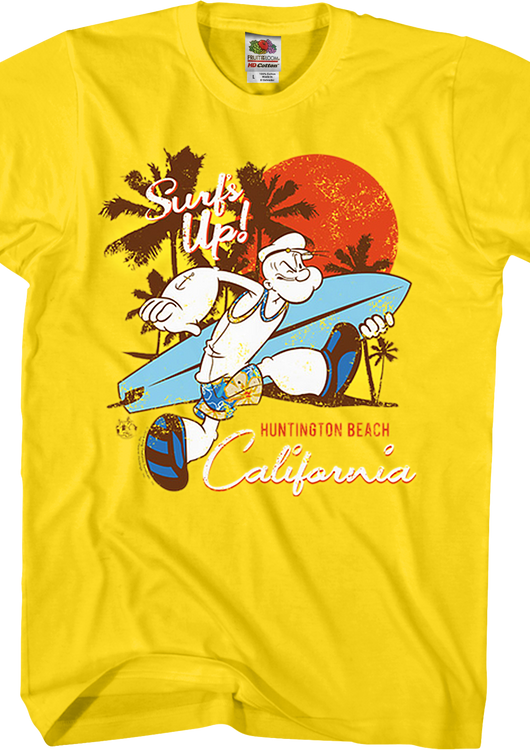 Surf's Up Popeye T-Shirt - main product image