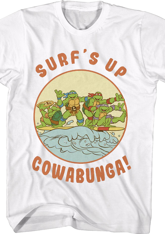 Surf's Up Teenage Mutant Ninja Turtles T-Shirt - main product image