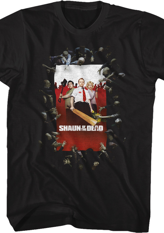 Surrounded Poster Shaun of the Dead T-Shirt - main product image