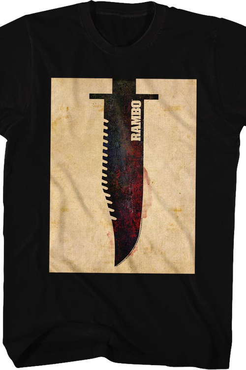 Survival Knife Rambo T-Shirtmain product image