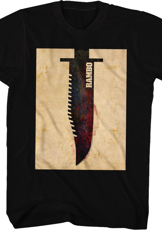 Survival Knife Rambo T-Shirt - main product image
