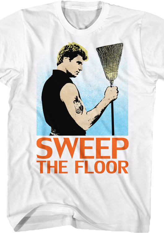 Sweep The Floor Karate Kid T-Shirt - main product image