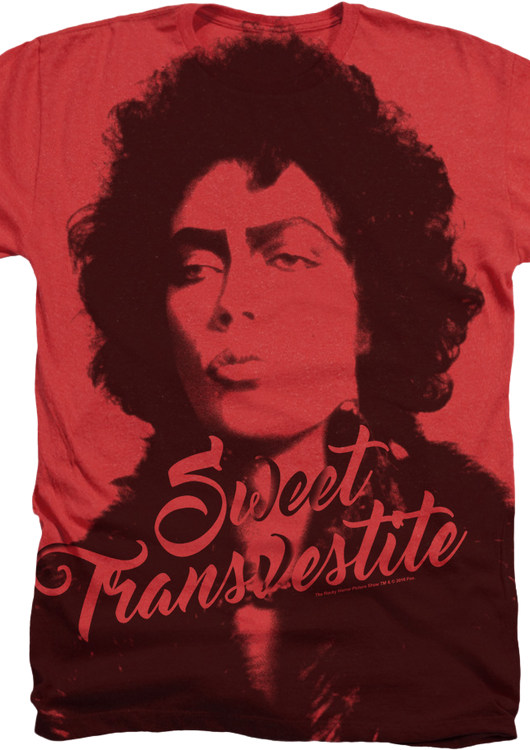 Sweet Transvestite Rocky Horror Picture Show T-Shirt - main product image