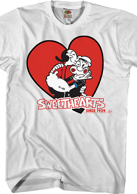 Sweethearts Olive Oyl and Popeye T-Shirt - main product image