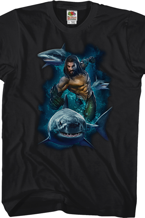 Swimming With Sharks Aquaman T-Shirtmain product image