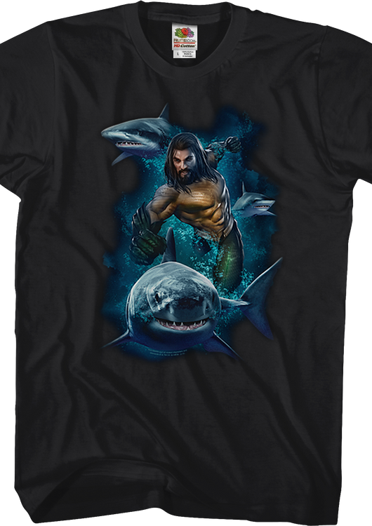 Swimming With Sharks Aquaman T-Shirt - main product image