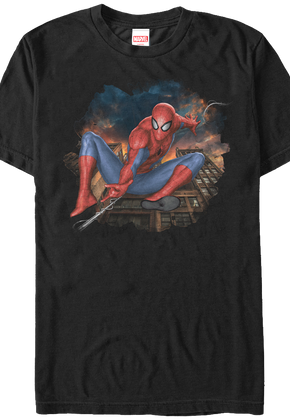 Swinging Into Action Spider-Man T-Shirt