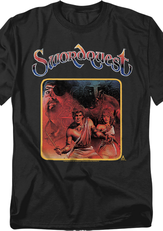 Swordquest Earthworld Atari T-Shirt - main product image