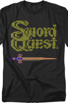Swordquest Start Screen Atari T-Shirt
