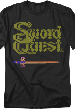 Swordquest Start Screen Atari T-Shirt
