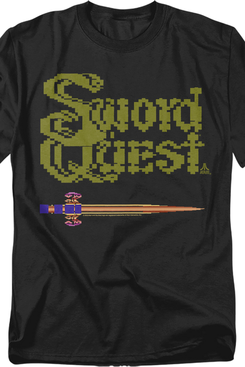 Swordquest Start Screen Atari T-Shirtmain product image