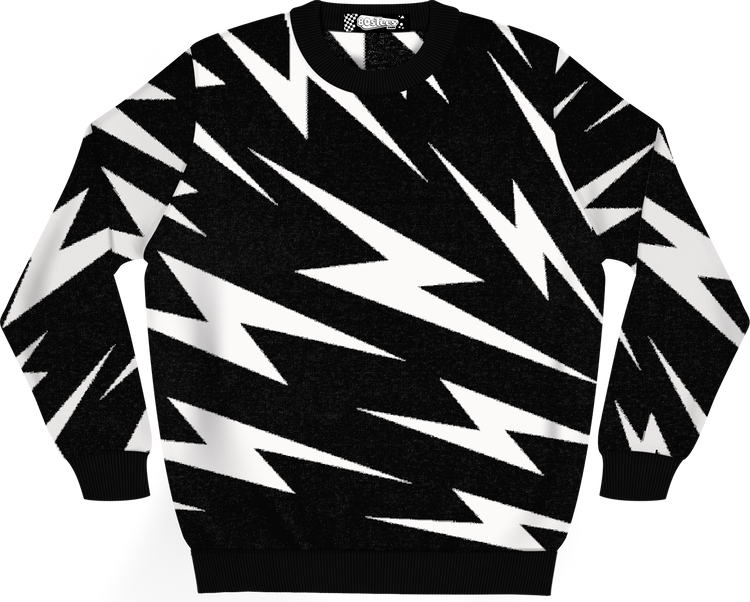 Lightning Bolt Pattern Knitted Sweatermain product image
