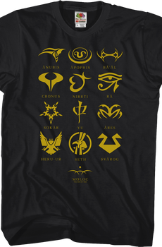 Symbols Stargate SG-1 T-Shirt