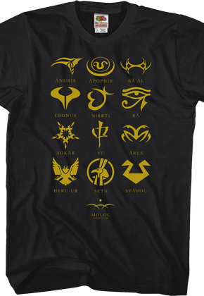 Symbols Stargate SG-1 T-Shirt