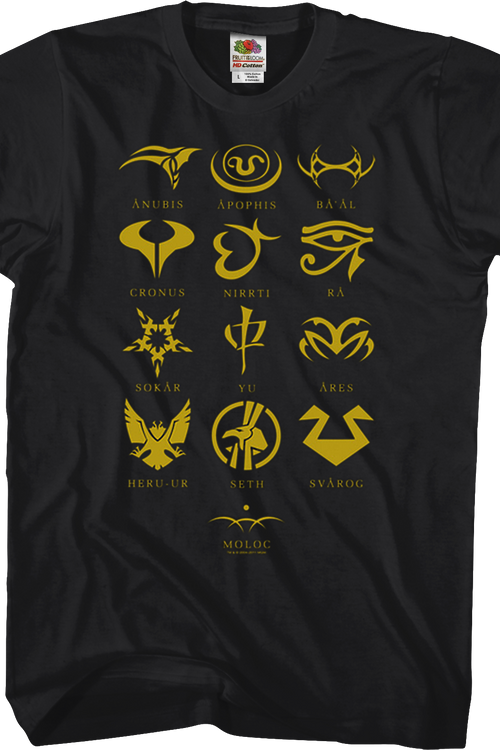 Symbols Stargate SG-1 T-Shirtmain product image