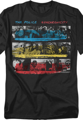 Synchronicity Album Cover The Police T-Shirt
