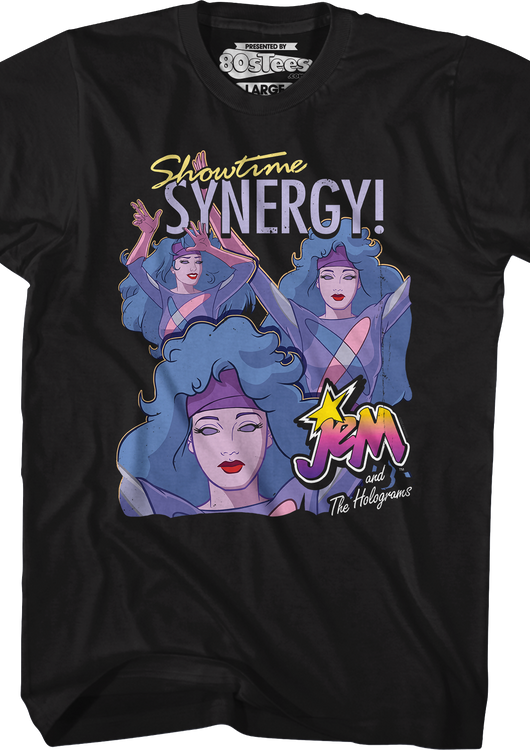 Syngergy Collage Jem And The Holograms T-Shirt - main product image
