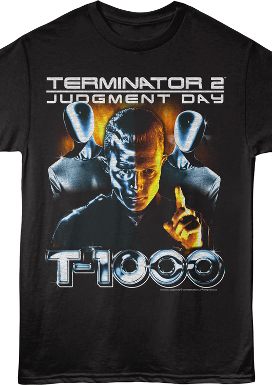 T-1000 Terminator 2 Judgment Day T-Shirt - main product image