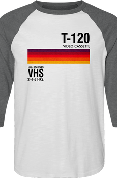 T-120 VHS Raglan Baseball Shirt