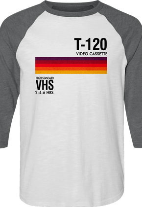 T-120 VHS Raglan Baseball Shirt