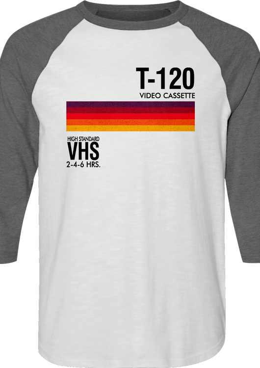 T-120 VHS Raglan Baseball Shirt - main product image