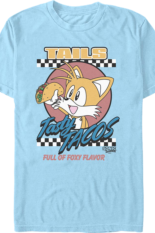 Tails Tasty Tacos Sonic The Hedgehog T-Shirtmain product image