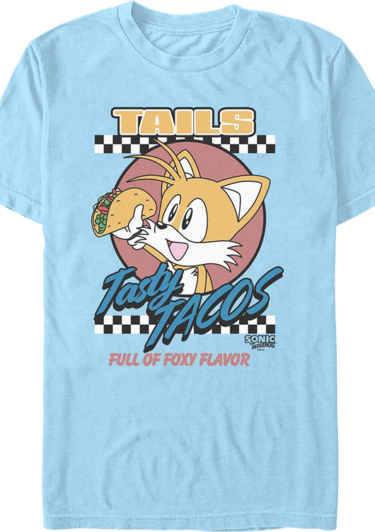 Tails Tasty Tacos Sonic The Hedgehog T-Shirt - main product image