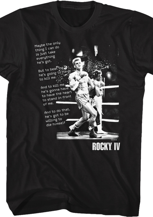 Take Everything He's Got Rocky IV T-Shirt - main product image