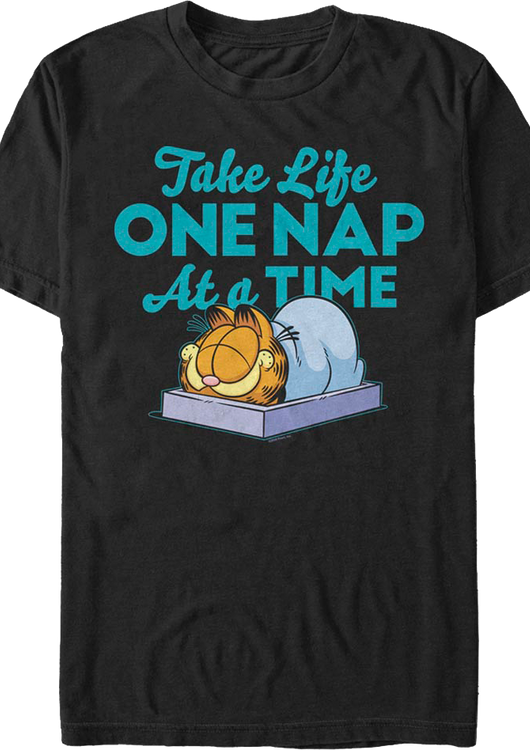 Take Life One Nap At A Time Garfield T-Shirt - main product image