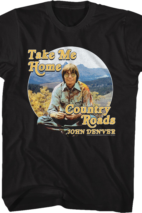 Take Me Home Country Roads John Denver T-Shirt - main product image