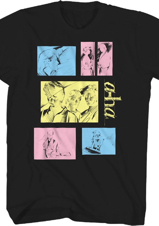 Take On Me Collage A-ha T-Shirt - main product image