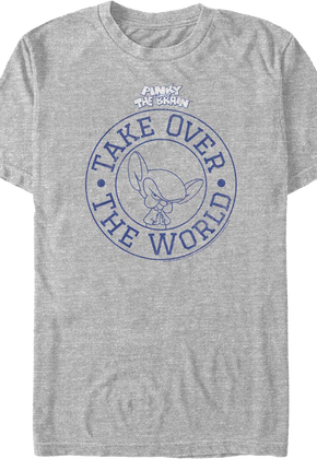 Take Over The World Circle Pinky And The Brain T-Shirt
