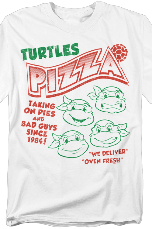 Taking On Pies And Bad Guys Teenage Mutant Ninja Turtles T-Shirtmain product image