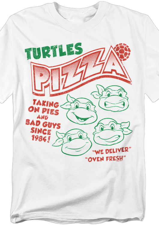 Taking On Pies And Bad Guys Teenage Mutant Ninja Turtles T-Shirt - main product image