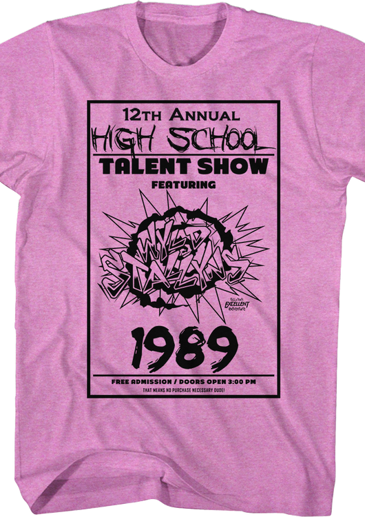 Talent Show Bill and Ted's Excellent Adventure T-Shirt - main product image