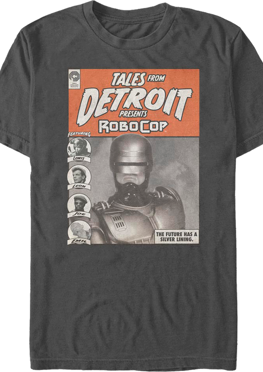 Tales From Detroit Comic Book Robocop T-Shirt - main product image