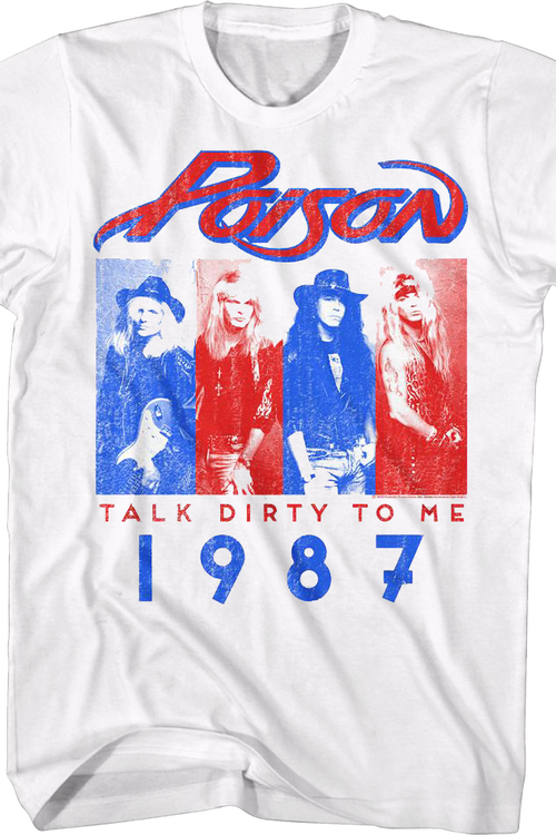 Talk Dirty To Me 1987 Poison T-Shirt - main product image