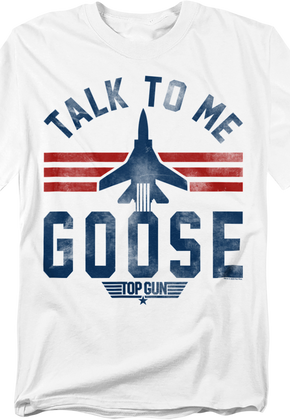 Talk To Me Goose F-14 Silhouette Top Gun T-Shirt