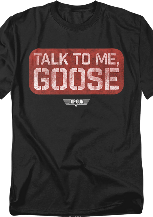 Talk To Me Goose Stamp Top Gun T-Shirt - main product image