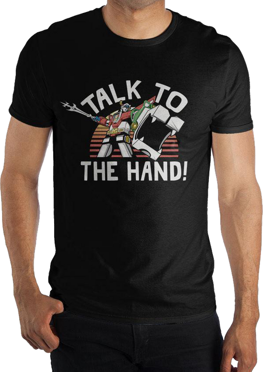 Talk To The Hand Voltron T-Shirt - main product image