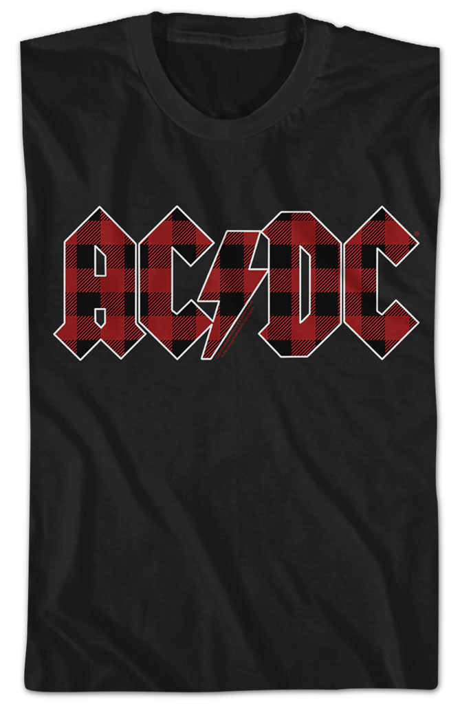 Tartan Logo ACDC T-Shirt