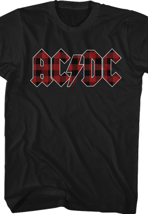 Tartan Logo ACDC T-Shirt